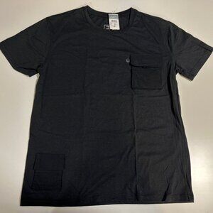 Rue21 Black Short Sleeve Pocket Tee